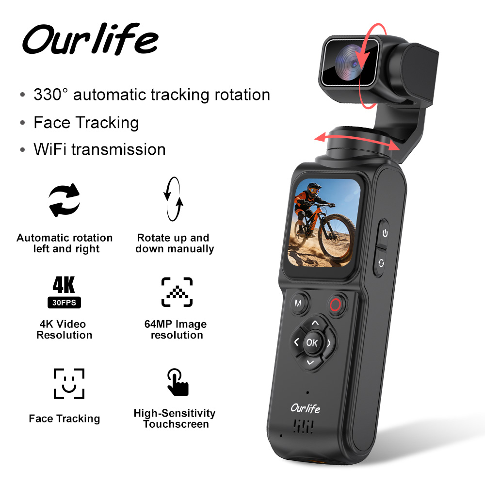 Runcam Camera - กล้องแอคชั่น Ourlife 4K รุ่น 330 °