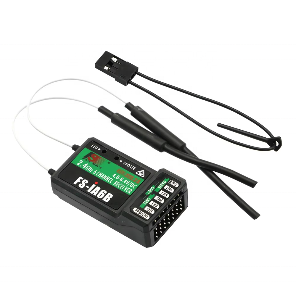 Flysky Transmitter - ตัวรับสัญญาณ Flysky FS-IA6B 2.4G 6CH เสาอากาศคู่