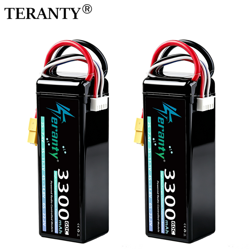 Lipo Battery 4S - แบตเตอรี่ลิเธียมโพลิเมอร์ TERANTY 4S 3300mAh 14.8V 60C