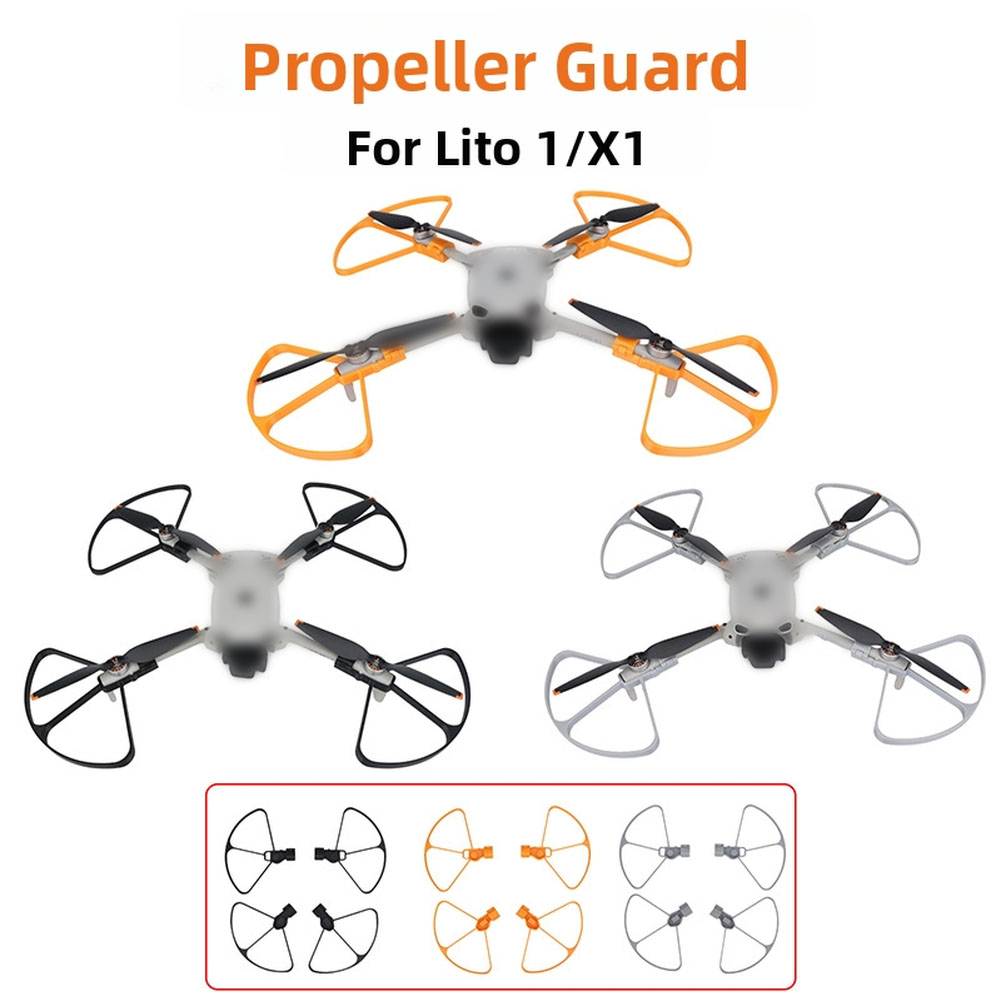 Propeller Guard - ตัวป้องกันใบพัดสำหรับ DJI Lito 1/X1 ฝาครอบป้องกันใบพัด แหวนป้องกันการชนกัน
