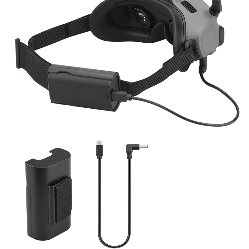 Drone Goggles Dji - สายรัดศีรษะกล้องกีฬาแว่นตาสายแบตเตอรี่ของแท้กล่องแบตเตอรี่แบบคลิปด้านหลังสำหรับ DJI Goggles 2 DJI avata