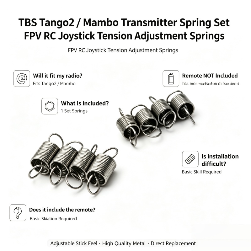 Rc Transmitter - ชุดสปริงสำหรับเครื่องส่งสัญญาณ TBS Black Sheep Tango2 Mambo