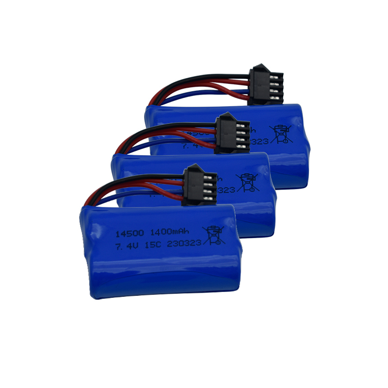 7.4V 1400mAh 14500 แบตเตอรี่ลิ - Balance Charger Rc บทวิจารณ์และราคา