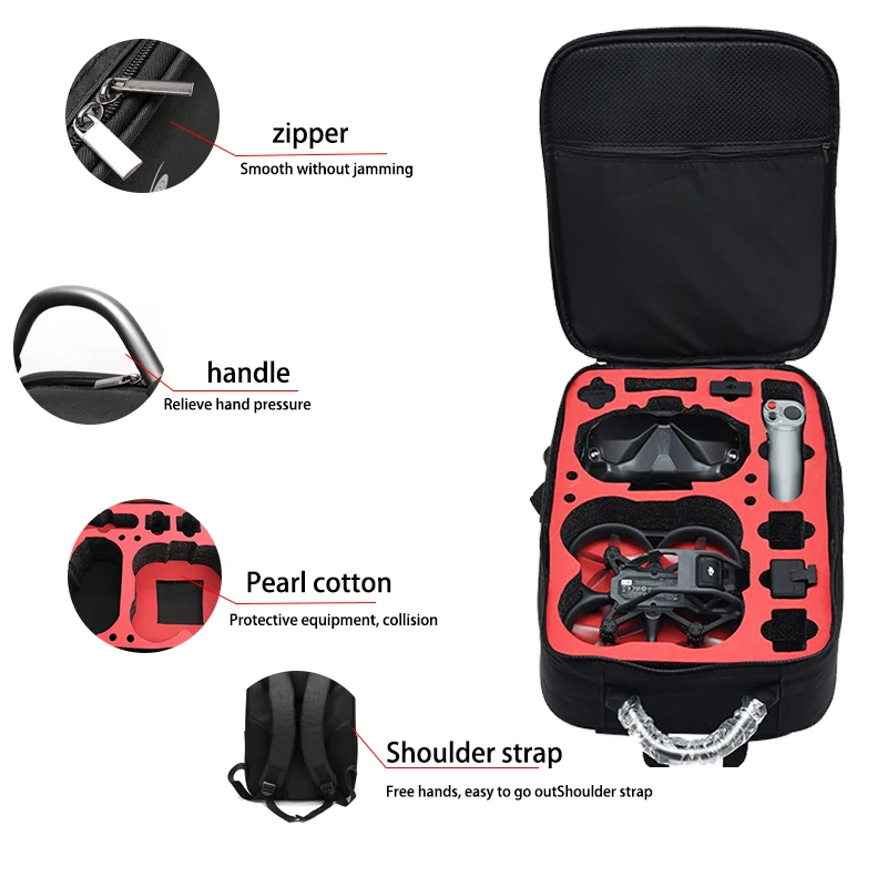 กระเป๋าเป้สะพายหลังแบบพกพา ไนล - Drone Goggles Dji บทวิจารณ์และราคา