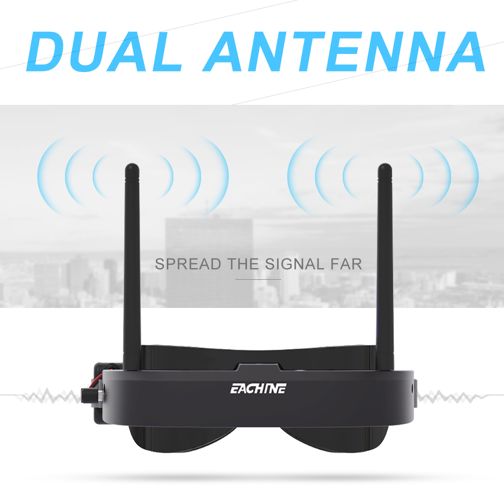 Eachine EV100 720*540 5.8G 72C - Fpv Goggles บทวิจารณ์และราคา