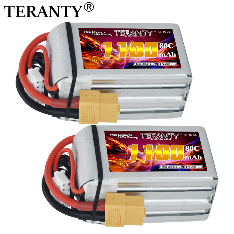 TERANTY 4S 1100mAh 80C/160C แบ - Lipo Battery 4S บทวิจารณ์และราคา