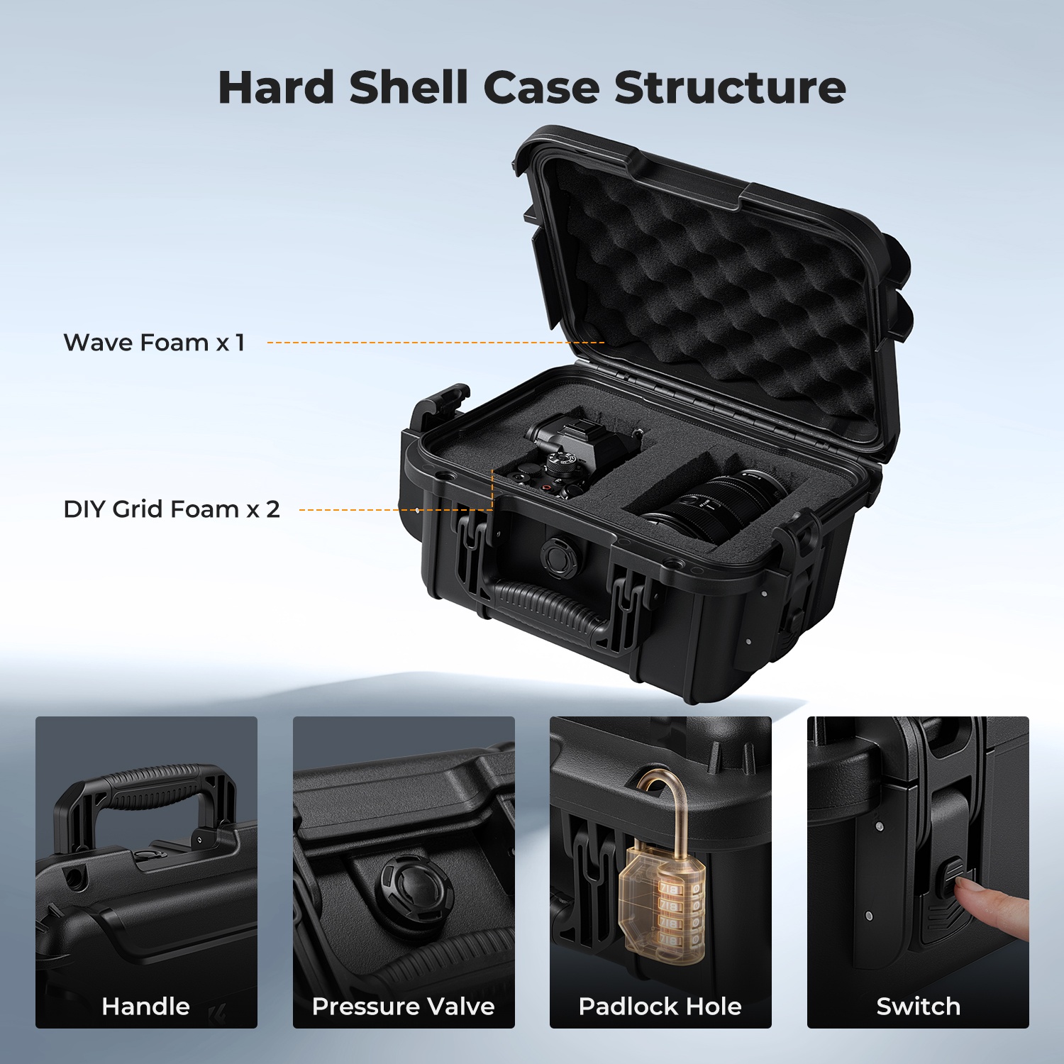เคสแข็งสำหรับกล้อง K&F CONCEPT - Dji Drone บทวิจารณ์และราคา