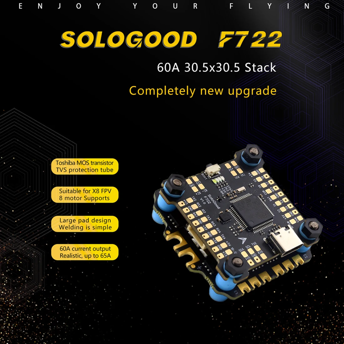 ชุดควบคุมการบิน SoloGood F722  - F722 Flight Controller บทวิจารณ์และราคา