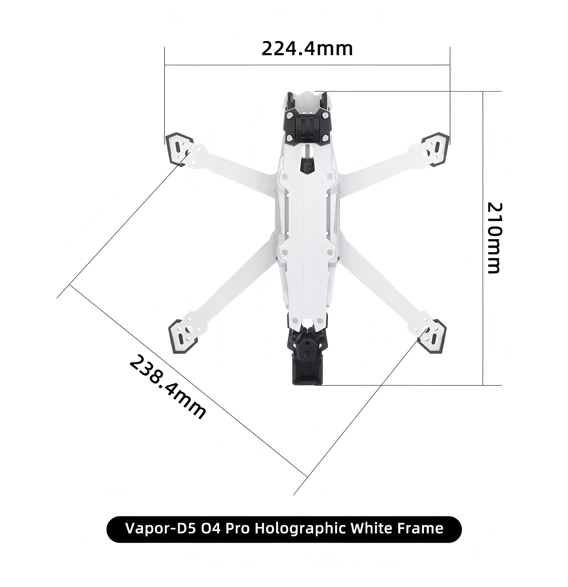 GEPRC Vapor D5/x5/x6 O4 Pro Fr - Carbon Fiber Drone Frame บทวิจารณ์และราคา
