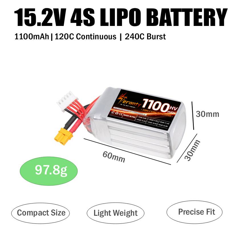 Teranty 2S 3S 4S 6S HV แบตเตอร - Lipo Battery 4S บทวิจารณ์และราคา