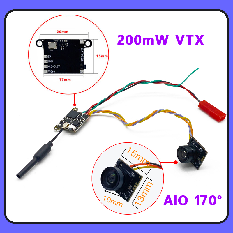 SLONWAKE 5.8G 1200TVL กล้อง FP - Mini Drone บทวิจารณ์และราคา